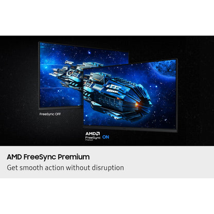 SAMSUNG 27” Odyssey G5 G53F QHD Resolution Gaming Monitor, HDR10, 200Hz Refresh Rate, IPS Panel, AMD FreeSync™ Premium, Black Equalizer, Auto Source Switch, LS27FG532ENXZA