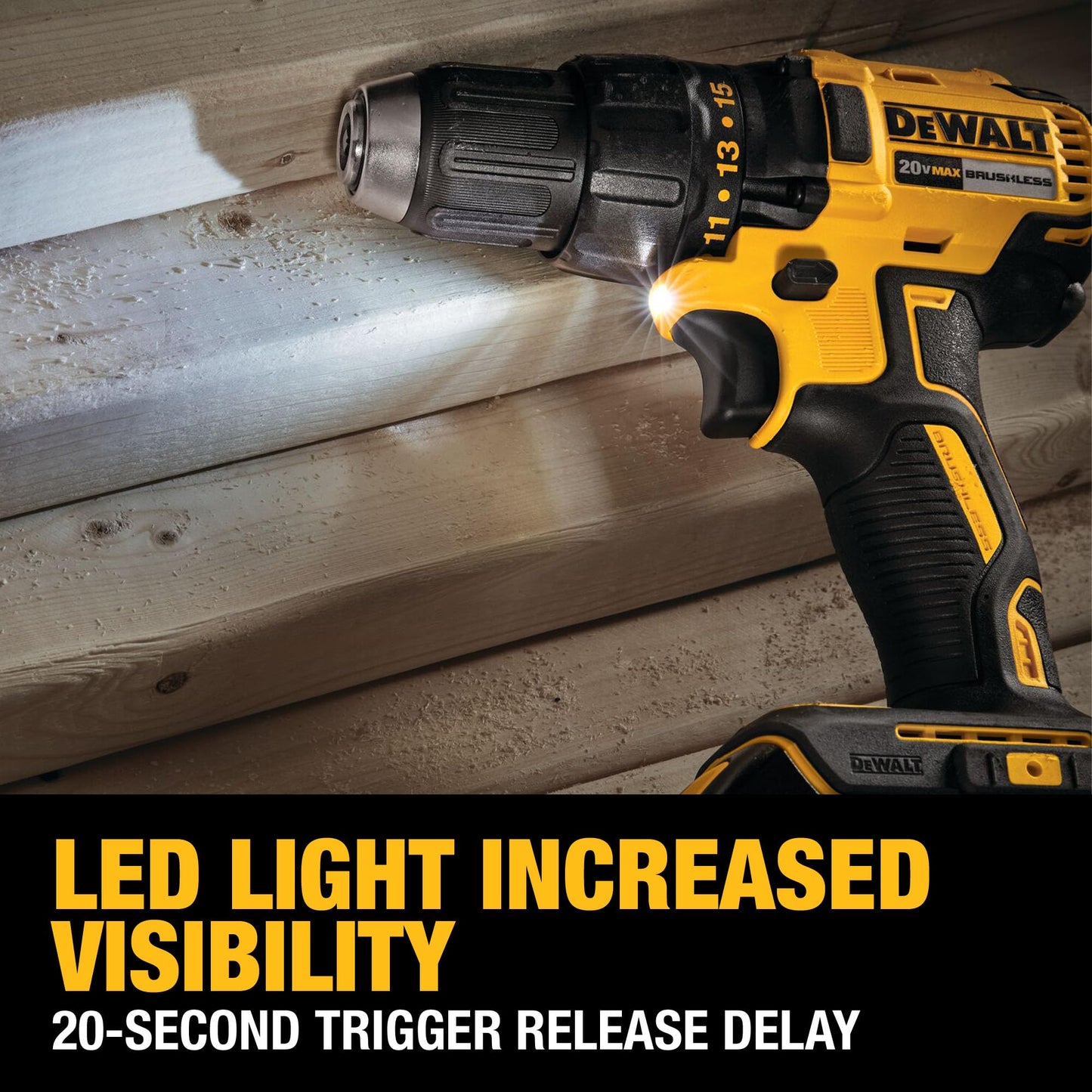 DEWALT 20V MAX Cordless Drill Driver, 1/2 Inch, 2 Speed, XR 2.0 Ah Battery and Charger Included (DCD777D1)