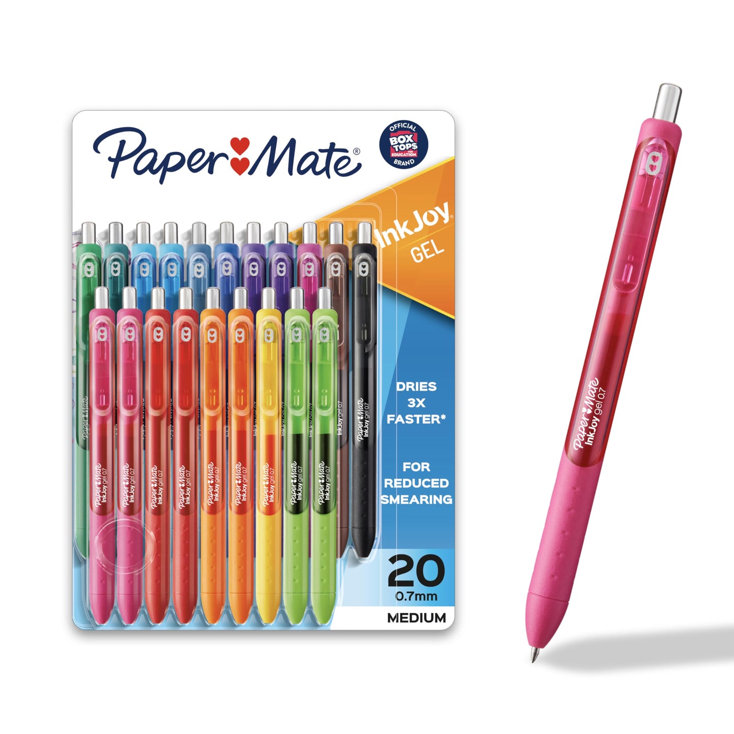 Paper Mate InkJoy Pens Gel Pens Medium Point (0.7mm) Assorted 20 Count