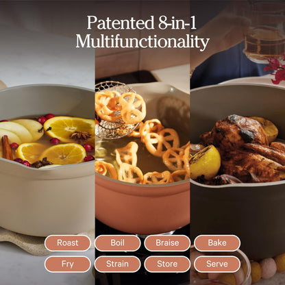 Our Place Perfect Pot, 6.5 Qt Nonstick Ceramic Pot & Dutch Oven with Lid