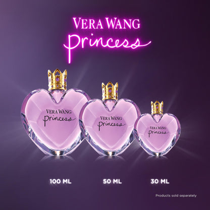 Vera Wang Princess Eau de Toilette 3.4 fl oz (Pack of 1), Notes of Apple, Quava, and Vanilla, Women's Fragrance, Long Lasting, Everyday Fragrance, Travel Size