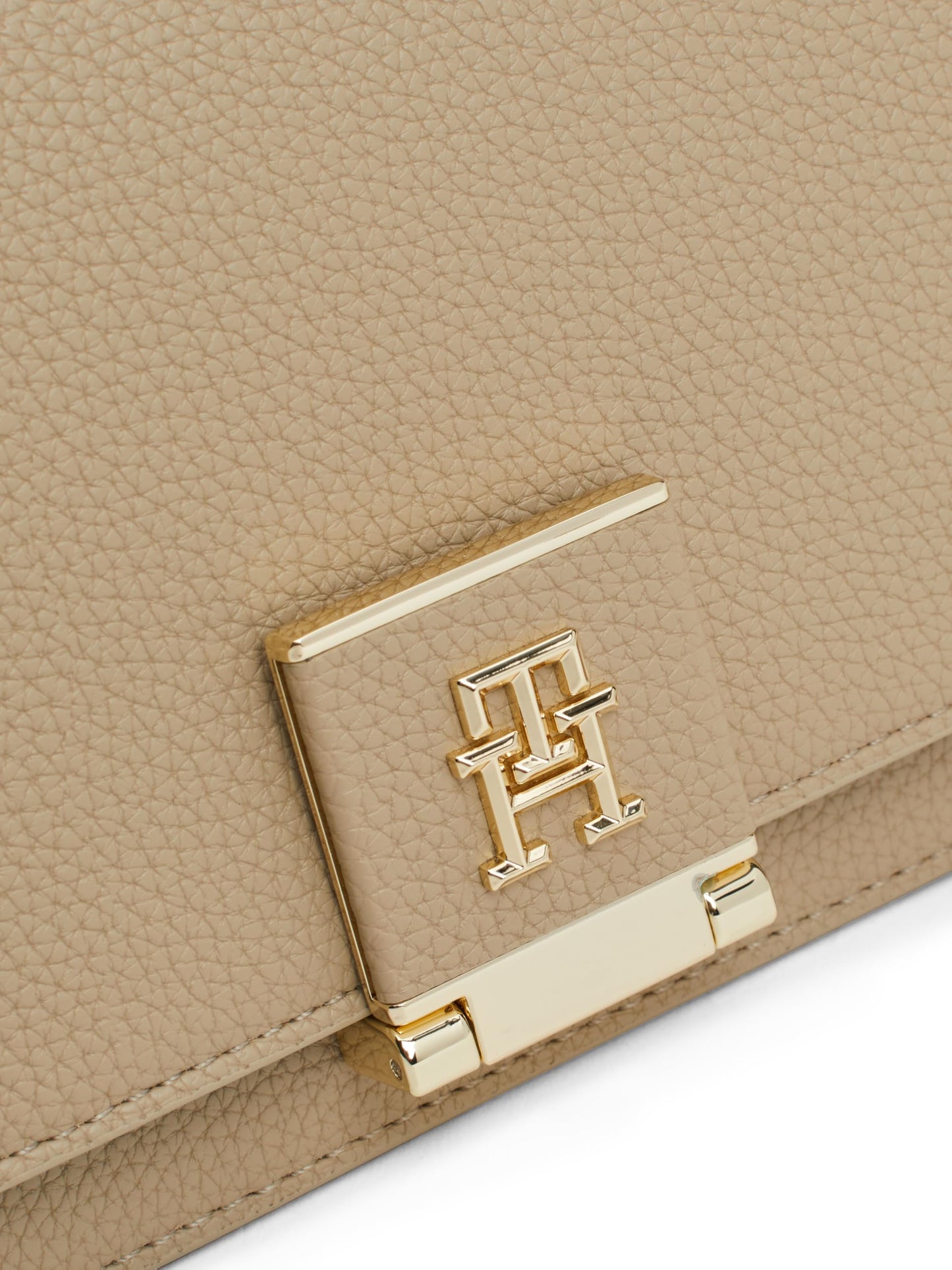 Tommy Hilfiger Women's Leather Shoulder Bag with Removable Crossbody Strap