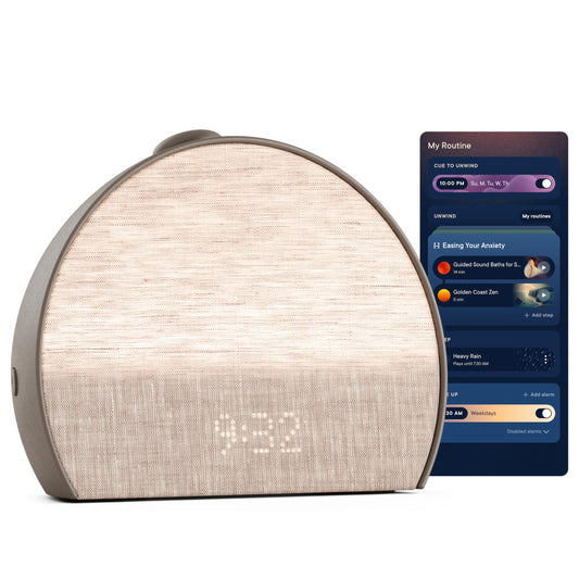 Hatch Restore 3 Sunrise Alarm Clock, Sound Machine, Smart Light (Cocoa) - White Noise, Screen-Free Sleep Routine