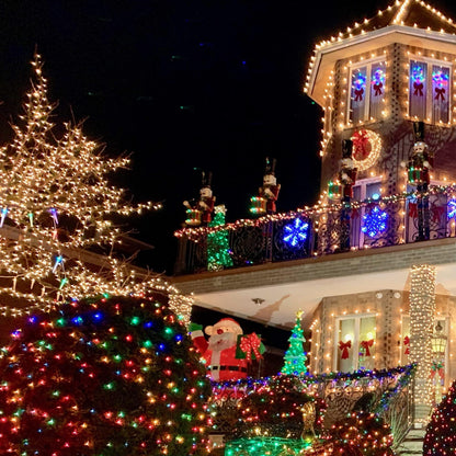 TW SHINE Warm White Christmas Lights Outdoor, 20FT 100 Count Incandescent Christmas Light Indoor, Waterproof Christmas Tree String Lights for Xmas Decorations