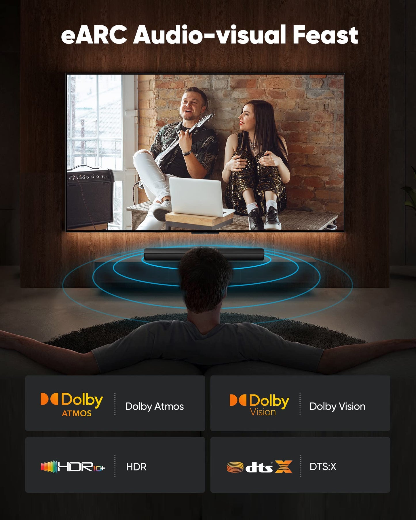 Highwings High Speed 8K 60Hz HDMI Cable 3.3FT/1M, 2.1 48Gbps HDMI Braided Cable-4K@120Hz 7680P,DTS:X,HDCP 2.2 & 2.3, HDR 10,eARC,Dynamic HDR,Compatible for Laptop, Monitor, Roku TV