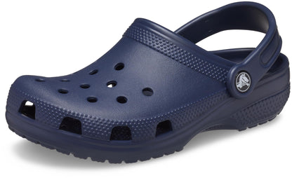 Crocs Kids Classic Clog (Little Kid/Big Kid) - Clogs for Kids - Synthetic Lining - Circulation Nubs Navy 4 Big Kid M