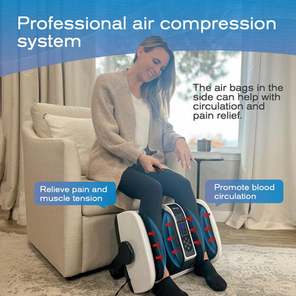 TISSCARE Foot Massager with Heat: Shiatsu Foot Massager for Plantar Fasciitis,Neuropathy, Circulation and Pain Relief for Foot Calf Gifts for Women and Men