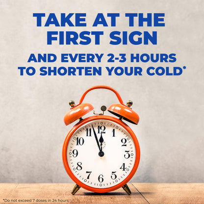 Zicam Cold Remedy Zinc RapidMelts, Elderberry Citrus Flavor, Homeopathic, Cold Shortening Medicine, Shortens Cold Duration, 25 Count