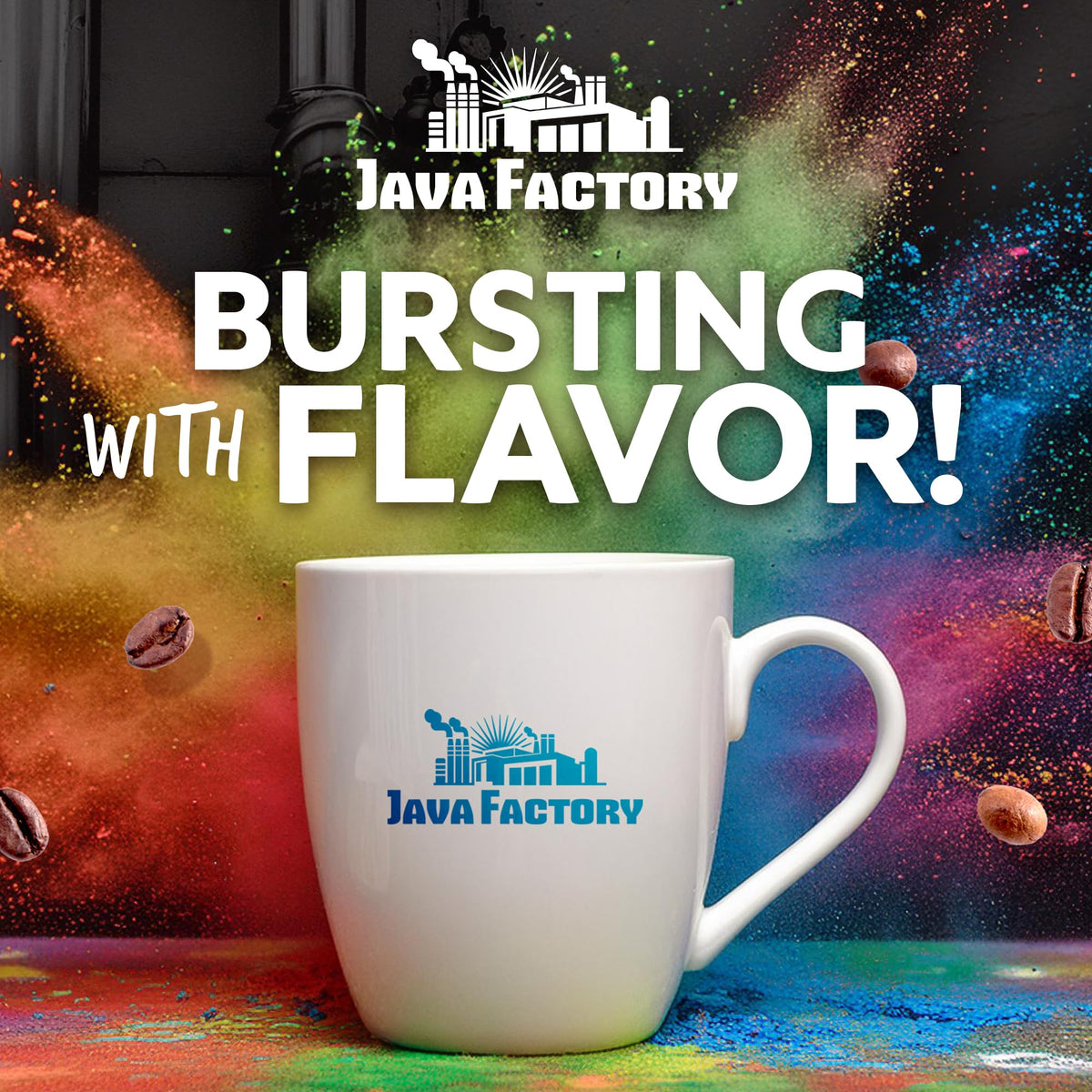 Java Factory Coffee Pods High Caffeine Coffee Compatible with K Cup Brewers Including 2.0, Da Bomb Extra Bold Double Caffeinated, 80 Count