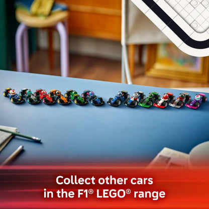 LEGO F1 Collectible Race Cars 6 Pack - Building Set for Boys and Girls, Ages 6+ - Birthday Gift Idea for Racing Fans - Mystery Box with 6 Surprise F1 Model Cars - Great Travel Toy - 66796