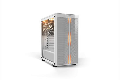 be quiet! Pure Base 500DX ATX Midi Tower PC case | ARGB | 3 Pre-Installed Pure Wings 2 Fans | Tempered Glass Window | White | BGW38