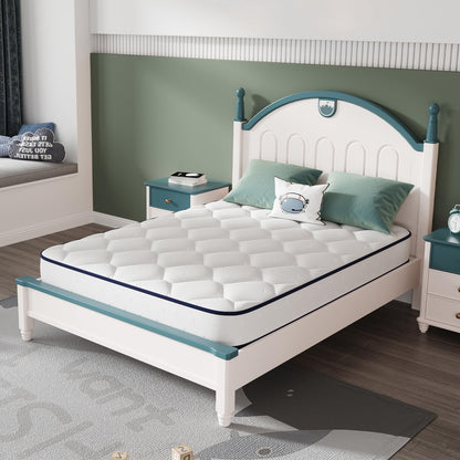 Novilla 6 Inch Twin Mattress,for Spine Support & Cooling Comfort - Twin Bed Mattress,Adaptive Foam Layer with Medium Firm- CertiPUR-US Certified for Youth/Guest Rooms,White