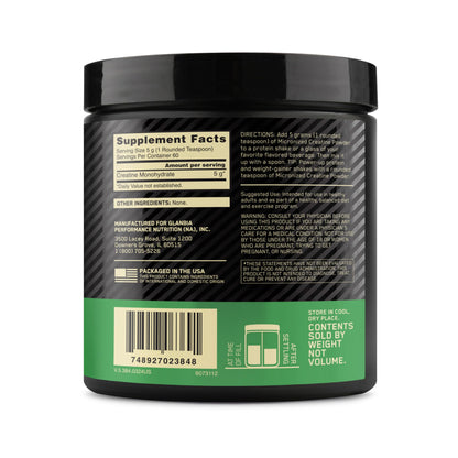 Optimum Nutrition Micronized Creatine Monohydrate Powder, Unflavored, 60 Servings, 300 Grams (Packaging May Vary)