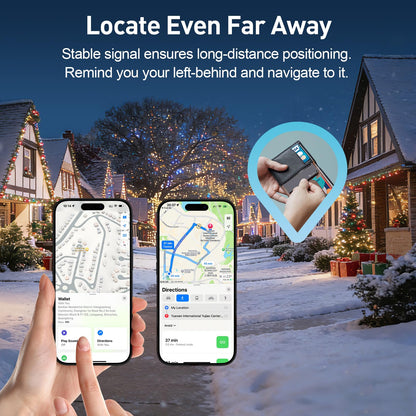 BFADEHA 2026 [Apple MFi Certified] (iOS Only) Bluetooth Tracker Smart Card for Apple Find My iPhone Wallet GPS Tracker, 5-10 Years Staying Power, Keys Finder and Item Locator for Keys, Bags, Passport