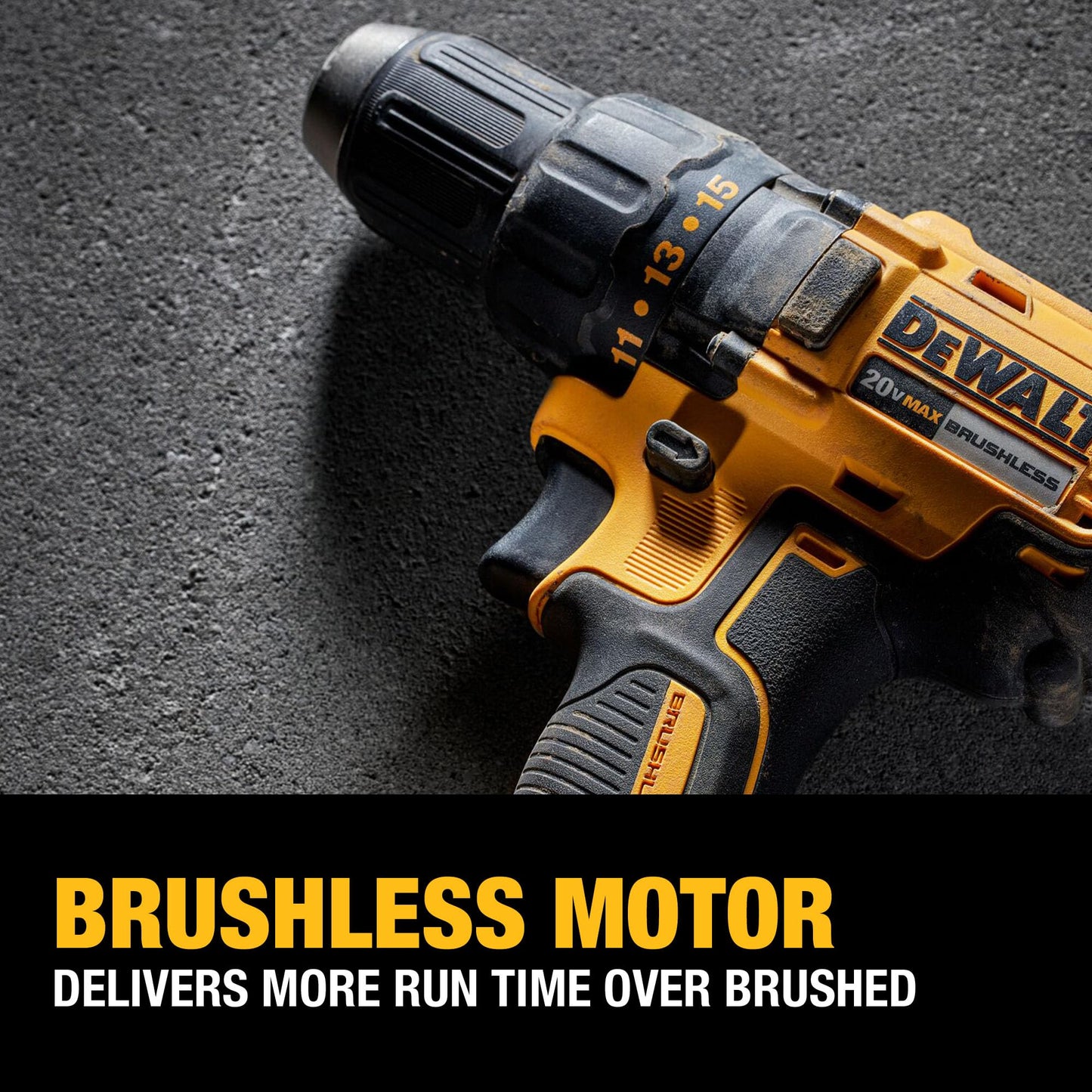 DEWALT 20V MAX Cordless Drill Driver, 1/2 Inch, 2 Speed, XR 2.0 Ah Battery and Charger Included (DCD777D1)