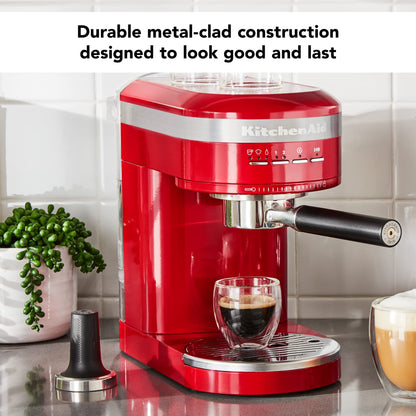 KitchenAid Metal Semi-Automatic Espresso Machine - KES6503, Empire Red