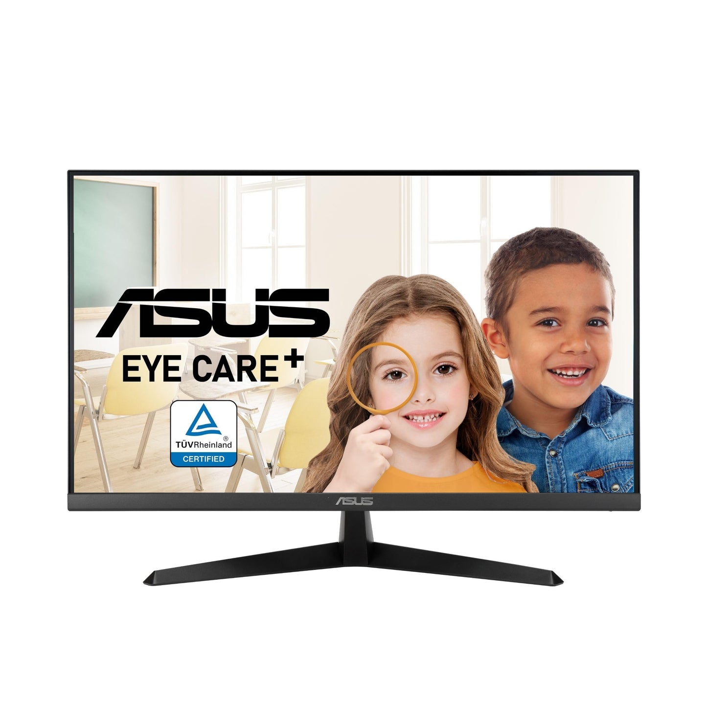 ASUS 27” 4K Eye Care Monitor (VY27UQ) - UHD (3840 x 2160), IPS, HDR10, Adaptive Sync, Eye Care Plus, Display Port, HDMI, Speaker, DisplayWidget, Blue Light Filter, Flicker Free, 3yr Warranty