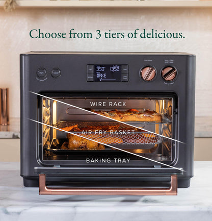 Cafe Couture Oven with Air Fry, 14 Cooking modes in 1 including Crisp Finish, Wifi, Matte Black