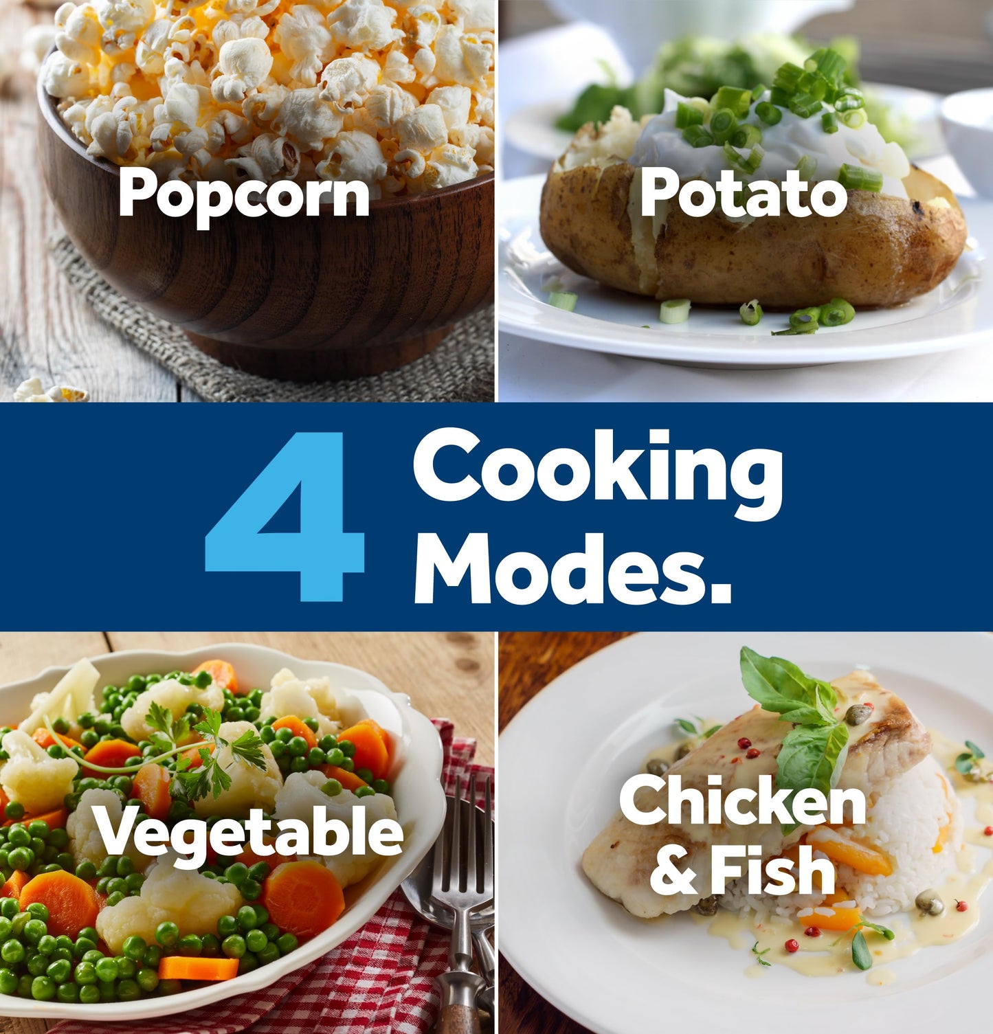 GE Countertop Microwave Oven, 1,200-watt Capacity, 2.0 Cubic Ft., 8 Auto Setting Cooking Settings, Child-Lock Technology, Kitchen Essentials for the Countertop, Dorm Room or Apartment, Stainless Steel