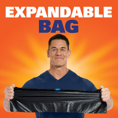 Hefty Ultra Strong Tall Kitchen Trash Bags, Blackout, Clean Burst, 13 Gallon, 110 Count