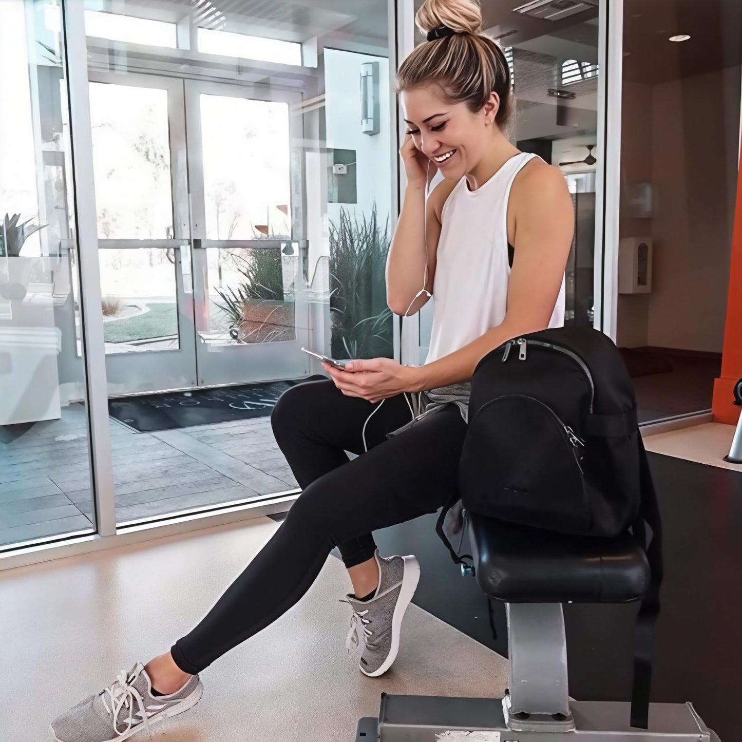 FULLSOFT Buttery Soft Black Leggings for Women - High Waisted Tummy Control No See Through Workout Clothes for Women Yoga Cycling Spandex Tights Butt Lifting Pants Fitness Clothing(Black,S-M)