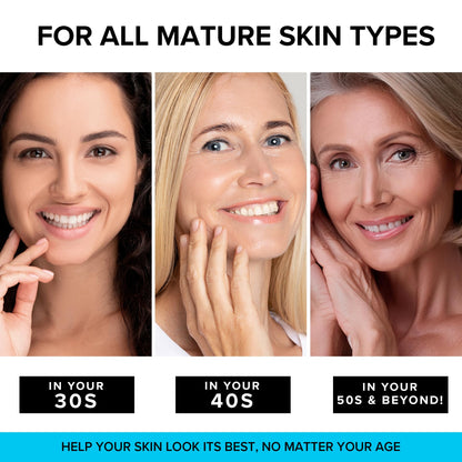 SimplyVital Collagen, Retinol & Hyaluronic Acid Cream - Anti-Aging Retinol Cream for Face, Neck & Décolleté - Made in USA - Daily Moisturizer Face Cream - 3.38 fl oz