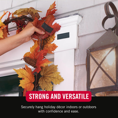 VELCRO Brand Heavy Duty Tape with Adhesive | 15 Ft x 2 In | Holds 10 lbs, Black | Industrial Strength Roll, Cut Strips to Length | Strong Hold for Indoor or Outdoor Use, 15ft x 2in