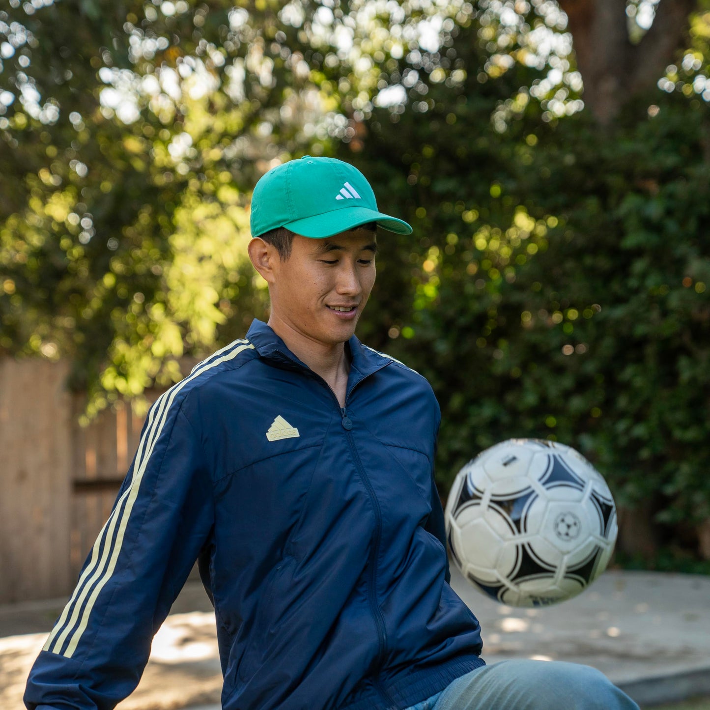 adidas Men's Ultimate Hat Relaxed Crown Adjustable Fit Strapback Cotton Baseball Cap, Khaki/Black