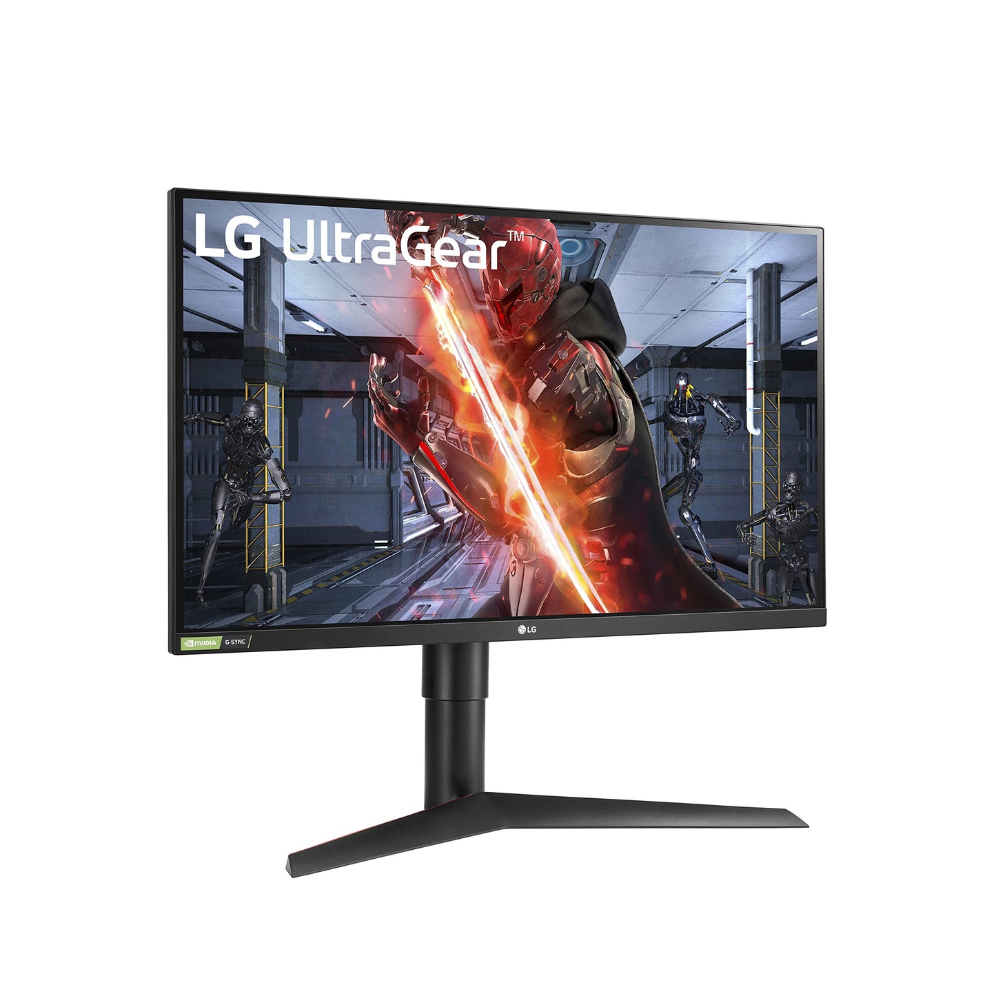 LG UltraGear QHD 27-Inch Gaming Monitor 27GL83A-B - IPS 1ms (GtG), with HDR 10 Compatibility, NVIDIA G-SYNC, and AMD FreeSync, 144Hz, Black