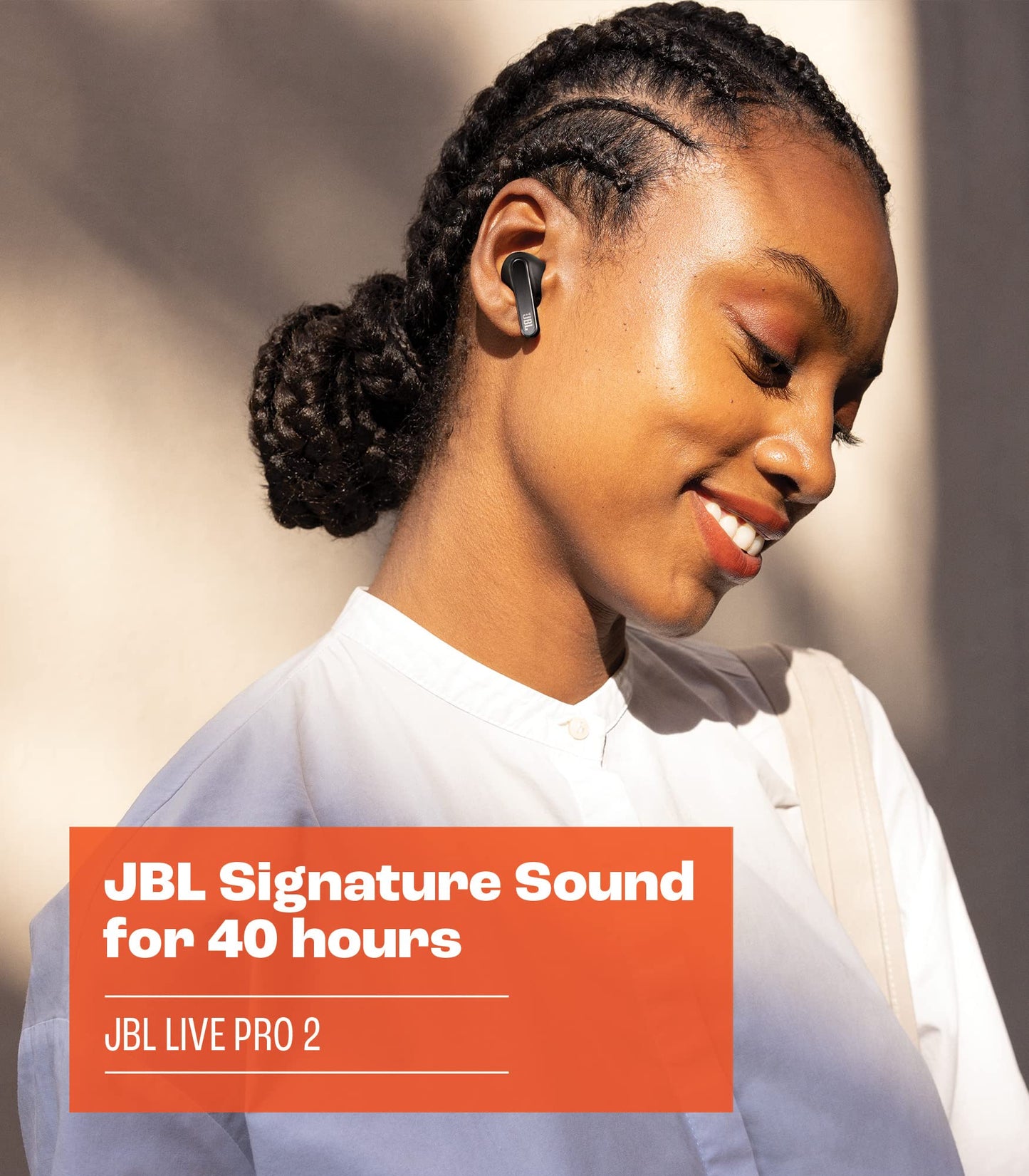 JBL Live Pro 2 - True Wireless Noise Cancelling Earbuds, up to 40 Hours of Playback with Wireless Charging, 6 mics for Perfect Calls, Touch & Voice Control, IPX5 Water Resistant (Black)