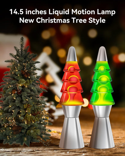 14.5 inches Liquid Motion Table Lamp: Tree Lave Lamp for Mother's Day/Mom Gifts, Mood Lighting Christmas Indoor Decorations Night Light for Kids and Adults