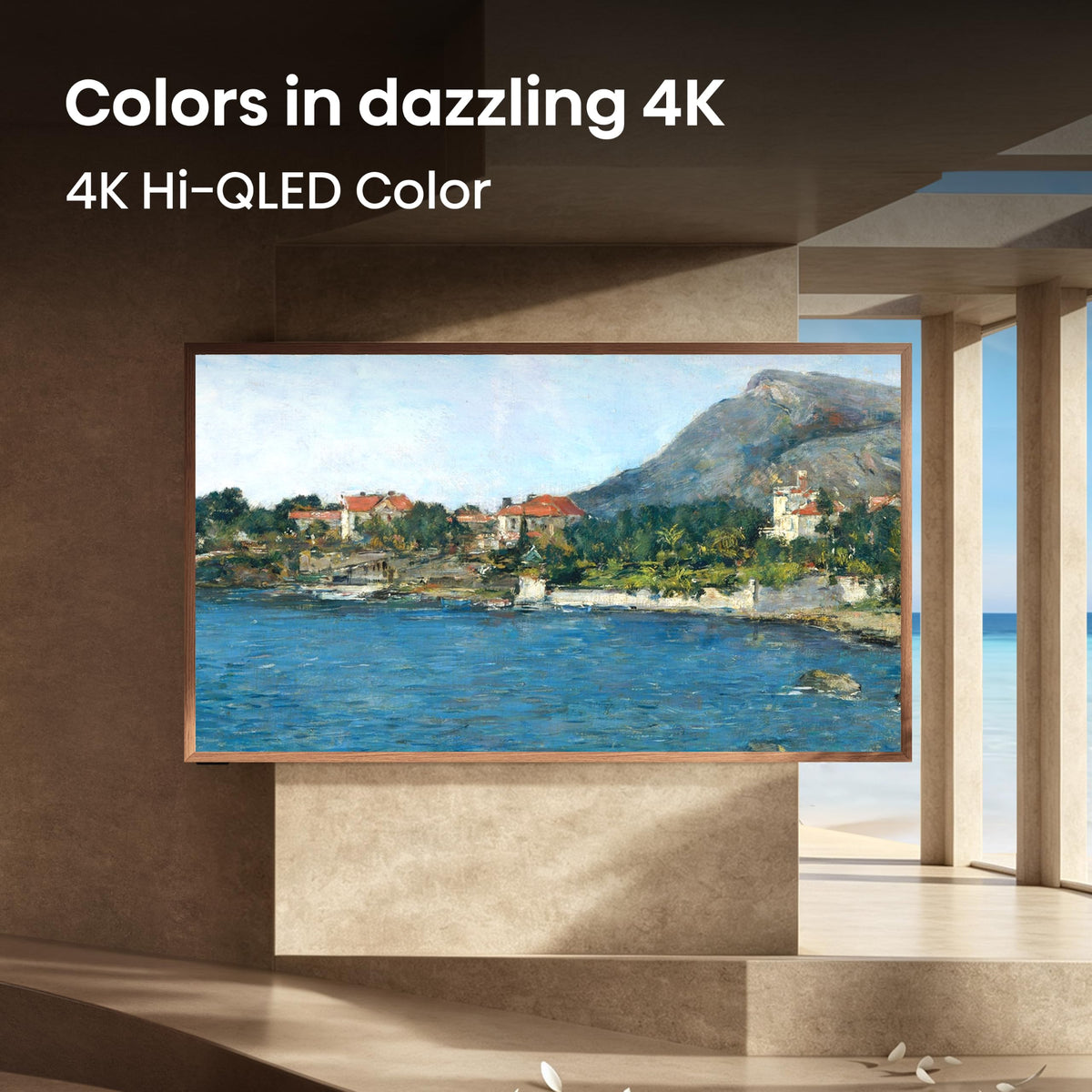 Hisense 75“ Hi-QLED S7 CanvasTV Series 4K UHD Google Smart Art TV (75S7SG, 2026 New) - 144Hz, Art Mode, Anti-Glare Panel, Dolby Vision HDR, Hi-Matte Display, Frame & UltraSlim Wall Mount Included