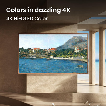 Hisense 75“ Hi-QLED S7 CanvasTV Series 4K UHD Google Smart Art TV (75S7SG, 2026 New) - 144Hz, Art Mode, Anti-Glare Panel, Dolby Vision HDR, Hi-Matte Display, Frame & UltraSlim Wall Mount Included