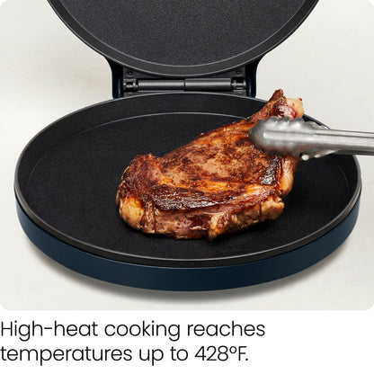 Chefman Everything Maker & Pizza Oven – 1440W Countertop Electric Pizza Maker with 12” Nonstick Cooking Plates, Plus Makes Quesadillas, Omelettes and More, with Indicator Lights and Vertical Storage