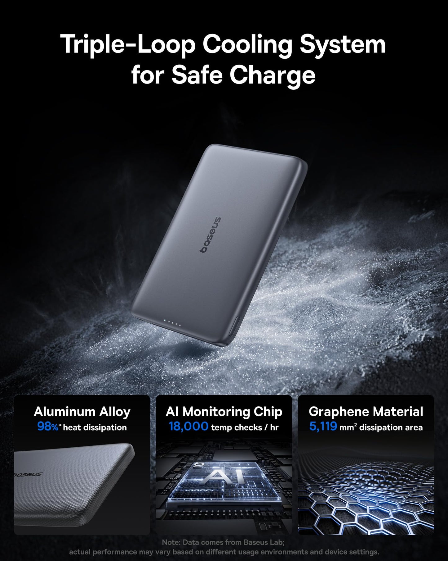 Baseus Picogo Magsafe Portable Charger, Qi2 15W 0.5" Ultra Slim 10000mAh Wireless Power Bank, 27W Fast Charging Magnetic Battery Pack with USB-C for iPhone 17 Pro Max/17 Pro/Air/16/15/14/13/12