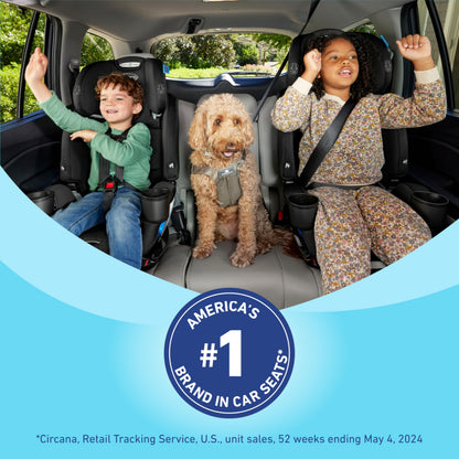 Graco Slimfit 3 in 1 Convertible Car Seat Slim & Comfy Design Saves Space in Your Back Seat, Redmond