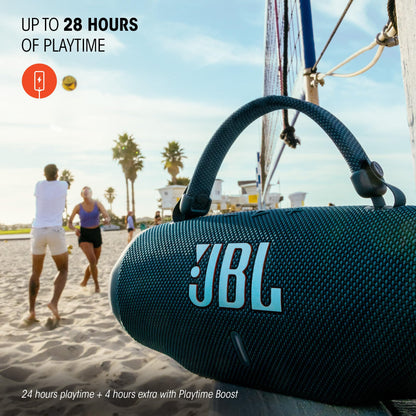JBL Charge 6 - Portable Waterproof & Drop-Proof Bluetooth Speaker, Bold Pro Sound with AI Sound Boost, 28Hrs of Playtime, Built-in powerbank & Comes with a Sturdy/Removable Carrying Strap (Black)