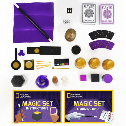 NATIONAL GEOGRAPHIC Mega Magic Set - More Than 75 Magic Tricks for Kids to Perform with Step-by-Step Video Instructions for Each Trick Provided by a Professional Magician (Amazon Exclusive)