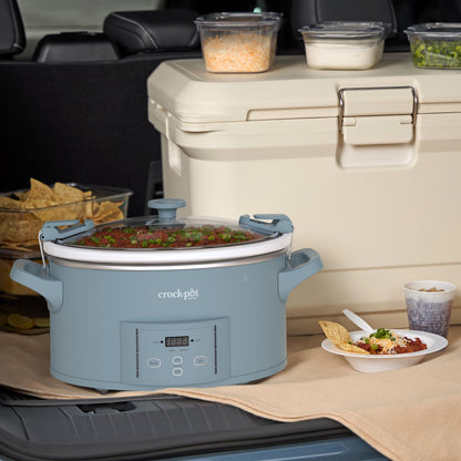 Crock-Pot® Design Series 7-Quart Programmable Slow Cooker, Morning Haze Blue