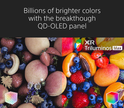 Sony 65 Inch 4K Ultra HD TV A95K Series: BRAVIA XR QD-OLED Smart Google TV with Dolby Vision HDR, Exclusive Features for Playstation 5 Black (2022)