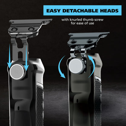 Wahl USA Pro Series High Visibility Skeleton Style Trimmer, Lithium-Ion Cordless USB Rechargeable All in One Shaving & Close Cutting Beard Trimmer for Men with Near Zero Gap Blade – 3026018