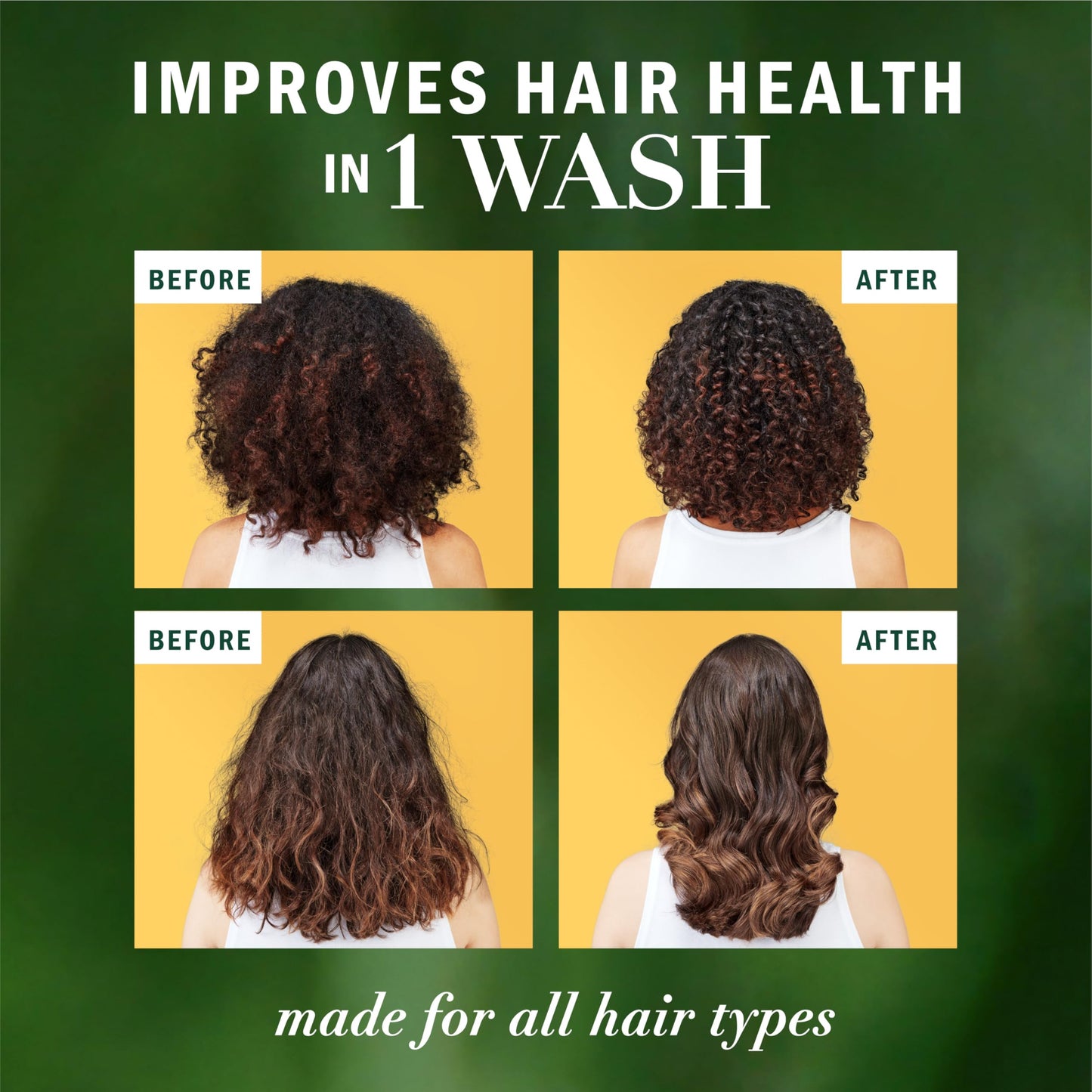 Herbal Essences Sulfate Free Shampoo with Honey for Daily Moisture, Nourishes Dry Hair, Moisturizing Shampoo with Certified Camellia Oil and Aloe Vera, Lightweight For All Hair Types, 33.8oz