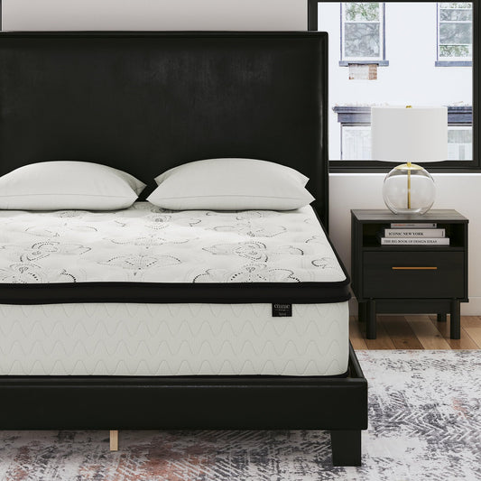 Signature Design by Ashley Queen Size Chime 12 Inch Medium Firm Hybrid Mattress with Cooling Gel Memory Foam