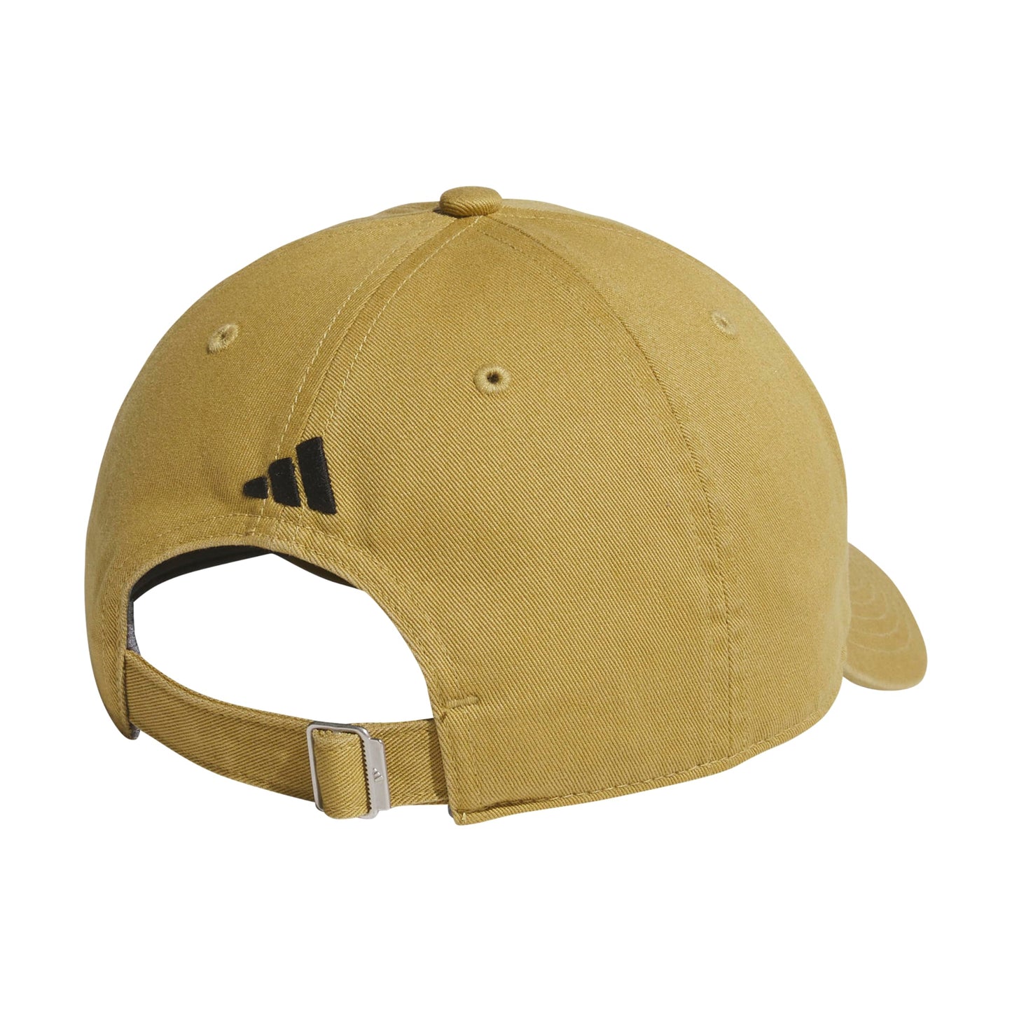 adidas Men's Ultimate Hat Relaxed Crown Adjustable Fit Strapback Cotton Baseball Cap, Khaki/Black