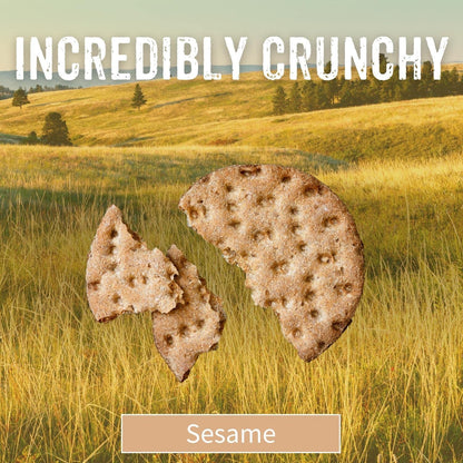 Sesmark Gluten Free Rice Thins Sesame - Non GMO Project Verified - 4.25 Oz. (Pack of 12)