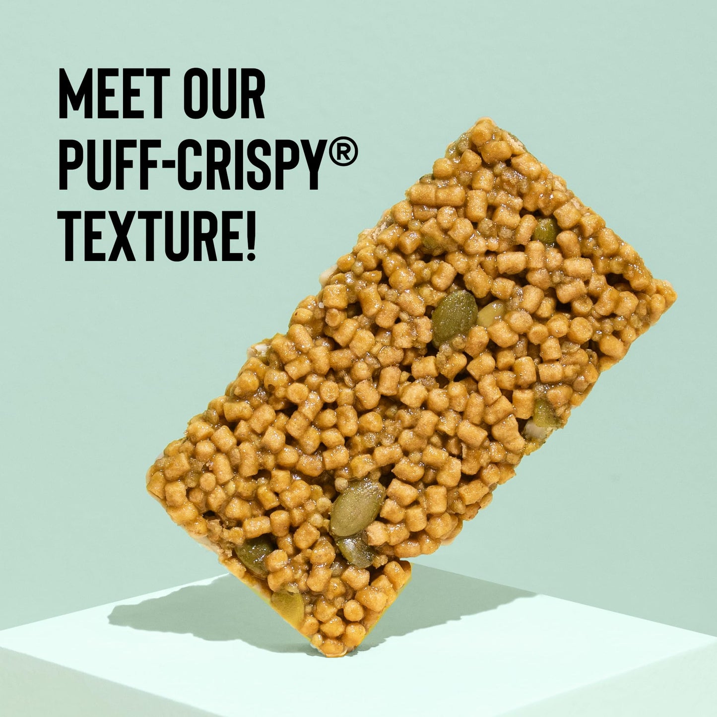 Mezcla Puff Crispy Protein Bars, Gluten Free & Vegan Protein Bars, 10g Protein, Alt for Crispy Rice Treat, Granola Bars & Breakfast Bars, Healthy Snacks for Adults, Matcha Vanilla, 12 Pack