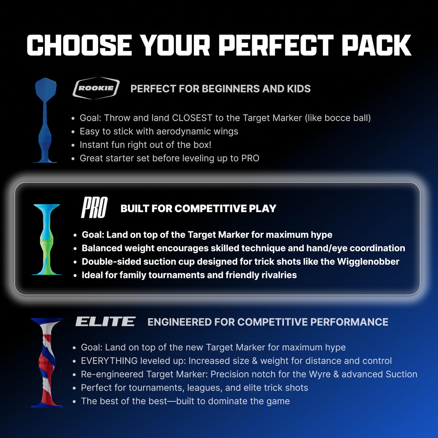 Popdarts PRO Pack Game Set (Pink & Gray) - Indoor, Outdoor Suction Cup Throwing Game - Competition with a POP