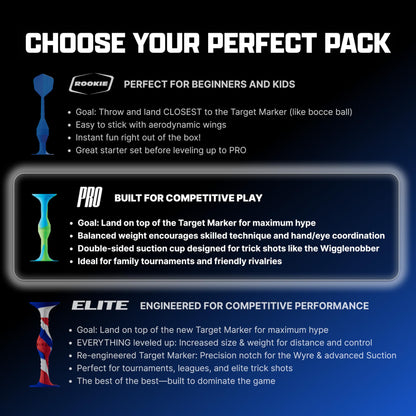 Popdarts PRO Pack Game Set (Pink & Gray) - Indoor, Outdoor Suction Cup Throwing Game - Competition with a POP