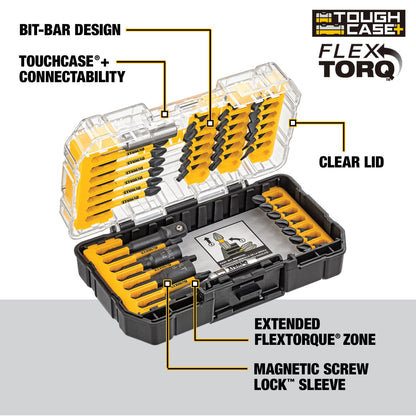 DEWALT Screwdriver Bit Set, Impact Ready, FlexTorq, 40-Piece (DWA2T40IR)