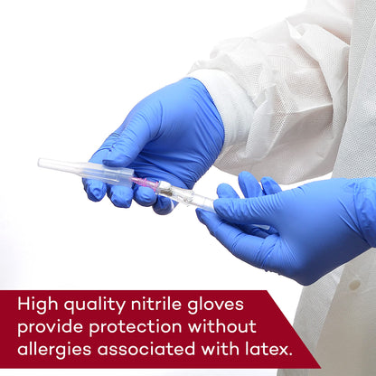 Dealmed Medical Exam Gloves – 1800 Count XL Nitrile Gloves, Disposable Non-Irritating Latex Free, Multi-Purpose Use for a First Aid Kit and Medical Facilities